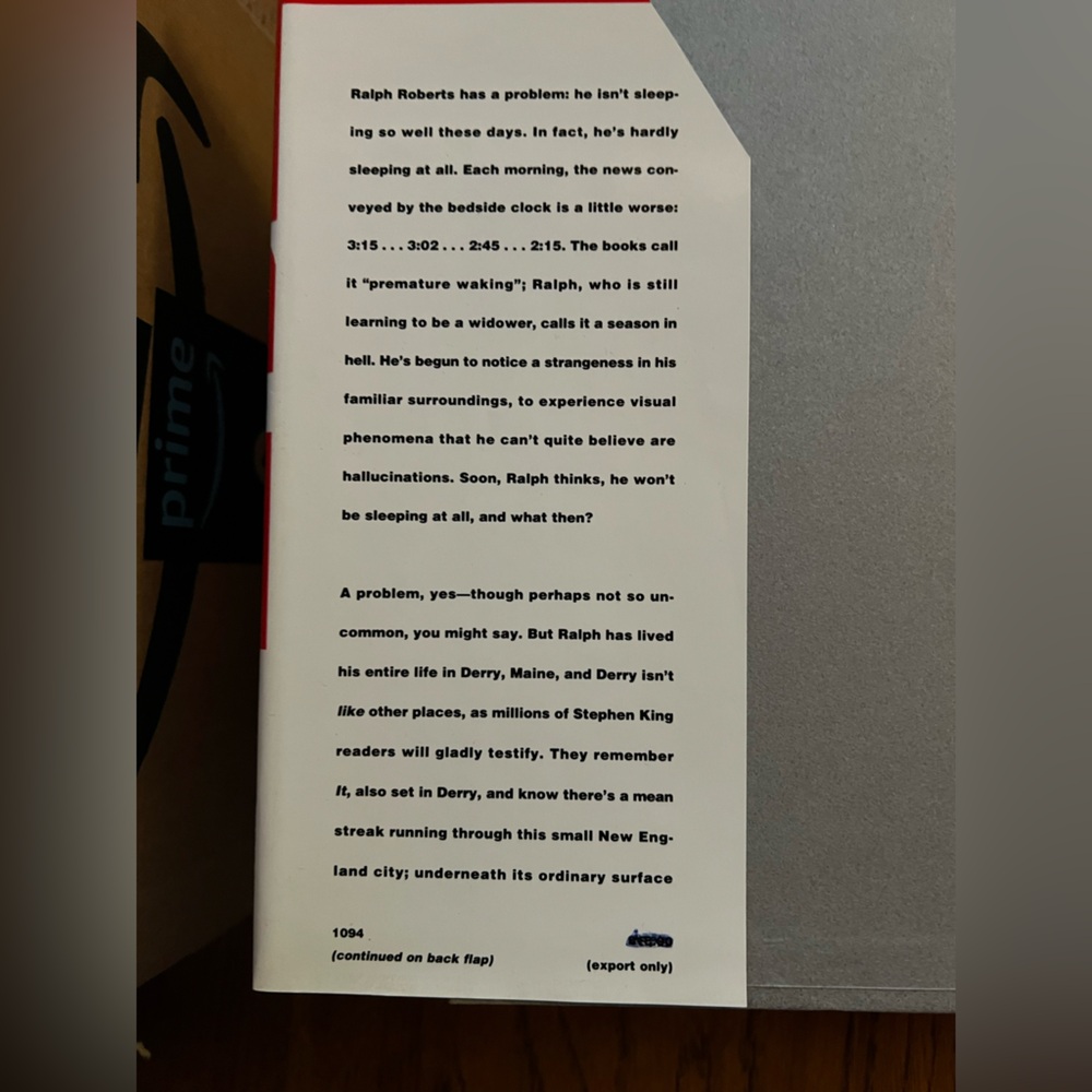 Stephen King 'Insomnia' Hardcover Book - Picture 2 of 2